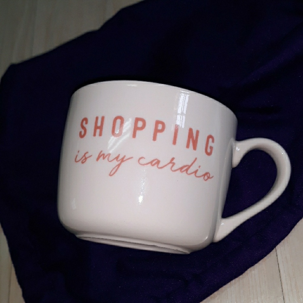 Shopping is my cardio coffee mug
